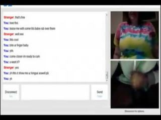 Omegle 47 & 48 gunging éndah wadon shaking susu & curious female