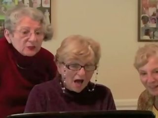 3 abuelitas react a grande negra miembro sucio película mov