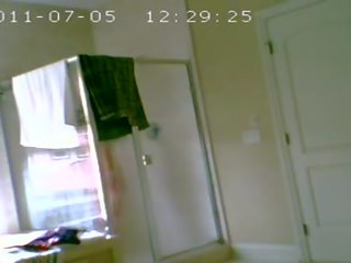 Son's 18 Yo young man Again On Hidden Cam