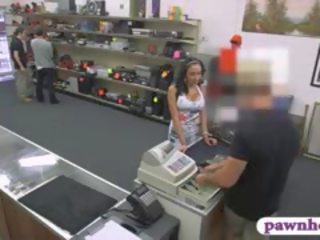 Busty Latina mistress Banged At The Pawnshop