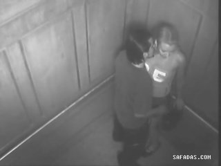 Couple have xxx clip in elevator forgot there is a camera